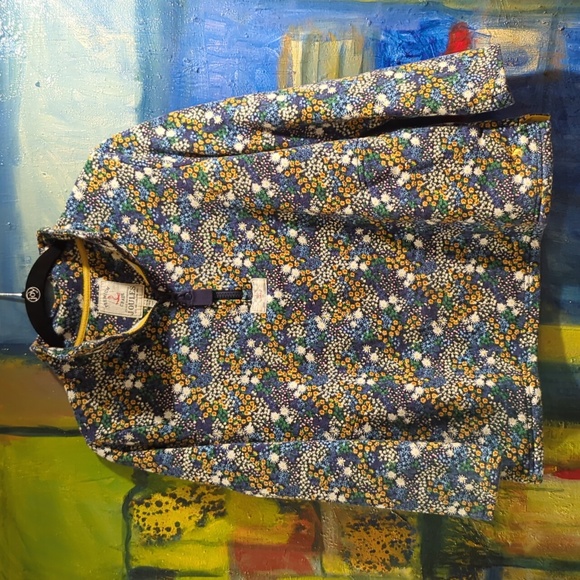 Joules premium grade Pip Print 1/2 zip pullover US size 6 - Picture 3 of 9